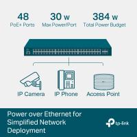 TP-LINK JetStream 52-Port Gigabit L2+ Managed Switch with 48-Port PoE+ (TL-SG3452P)
